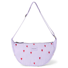 Laden Sie das Bild in den Galerie-Viewer, Lila Puffy Hearts Adult Hipbag