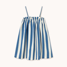 Laden Sie das Bild in den Galerie-Viewer, Light Navy Stripes Kleid