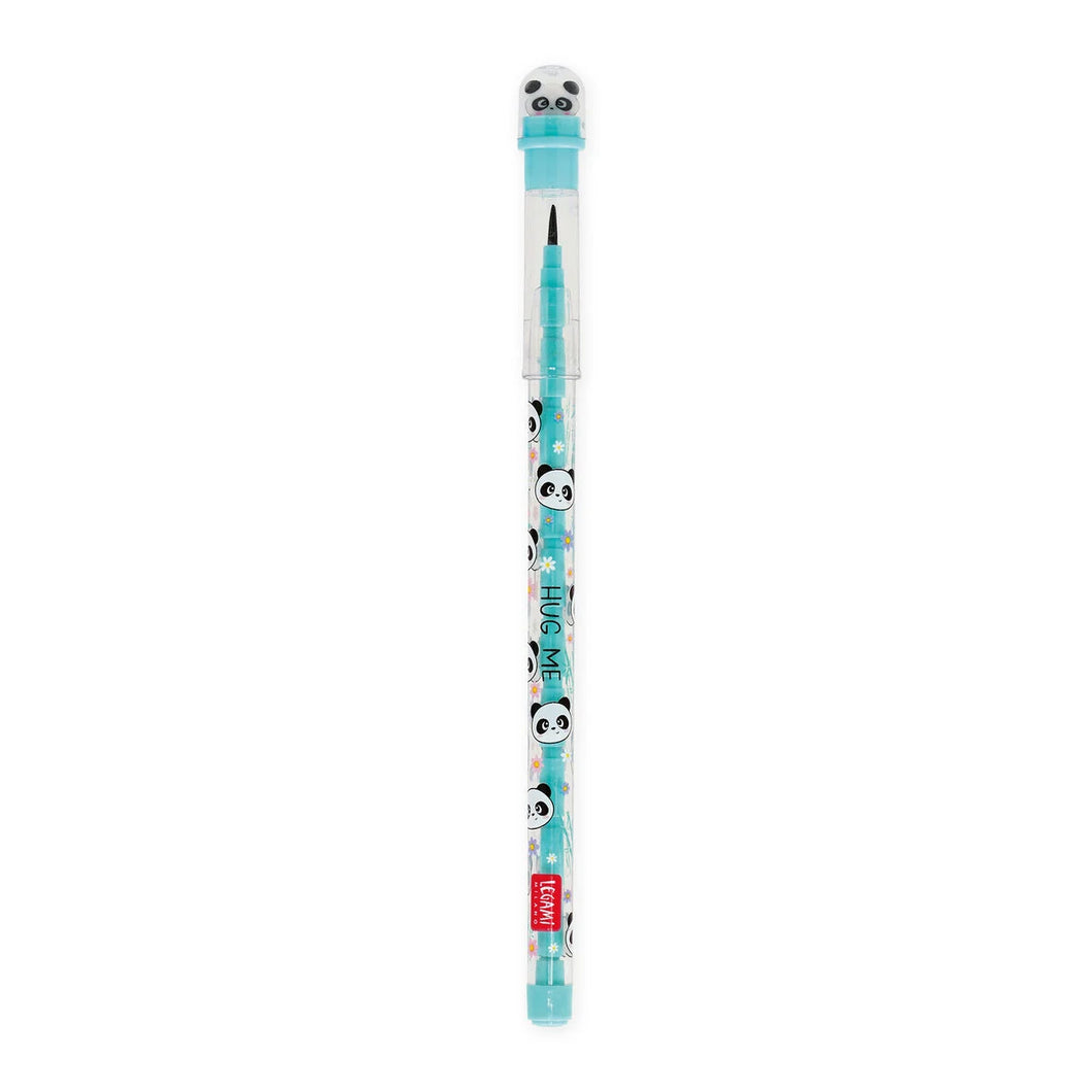 Stapelbarer Bleistift mit Radiergummi Panda