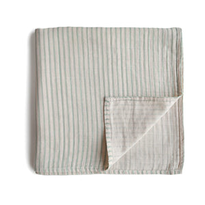 Swaddle Sage Stripe