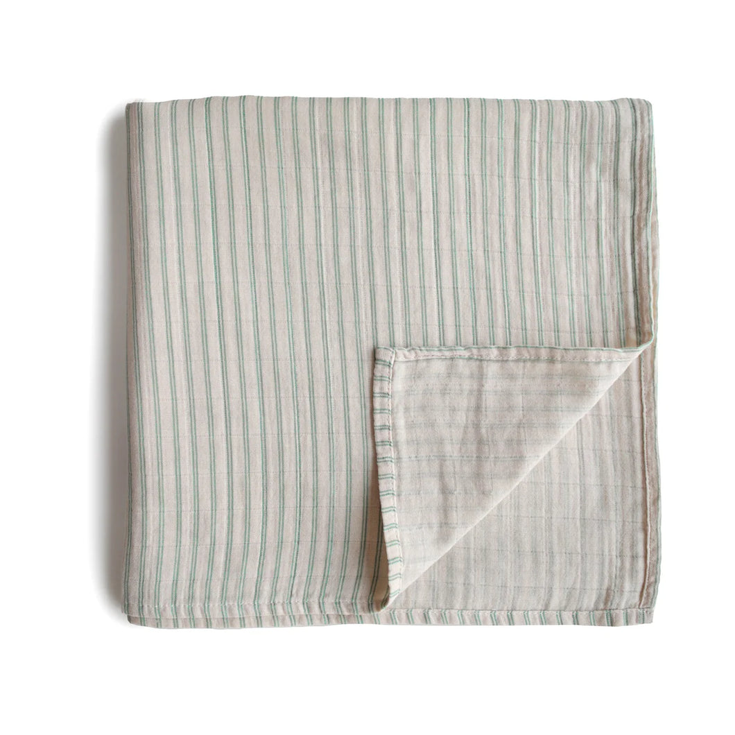 Swaddle Sage Stripe