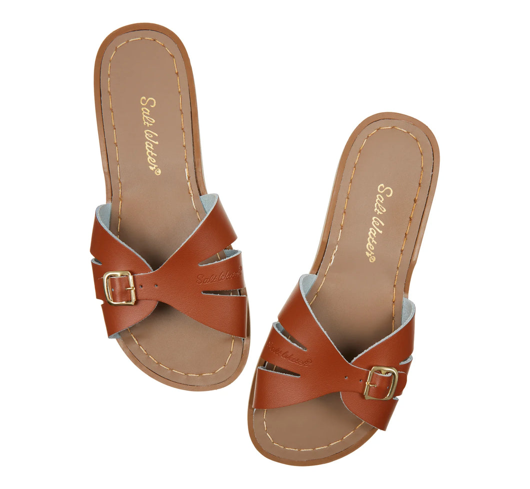 Classic Slide Tan Sandale