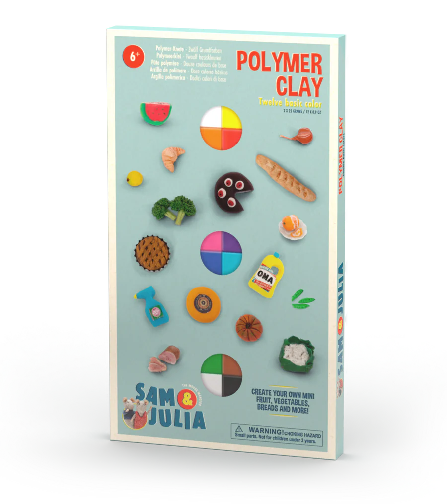 Polymer-Modelliermasse Zwölf Grundfarben