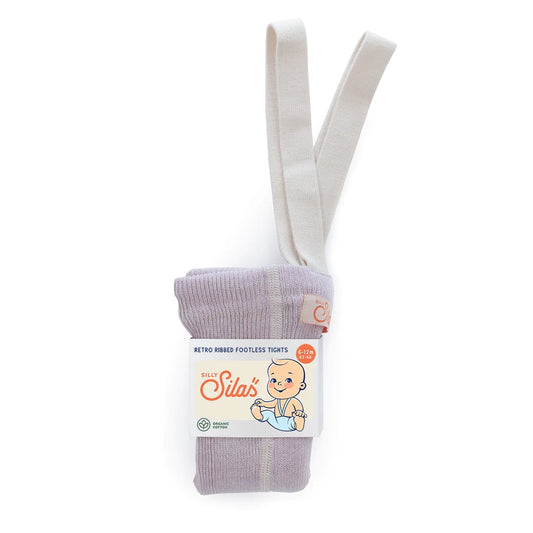 Strumpfhose mit Trägern ohne Fuß Creamy Lavender