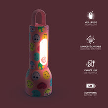 Laden Sie das Bild in den Galerie-Viewer, Glowy Taschenlampe SMILEY WORLD® rosa