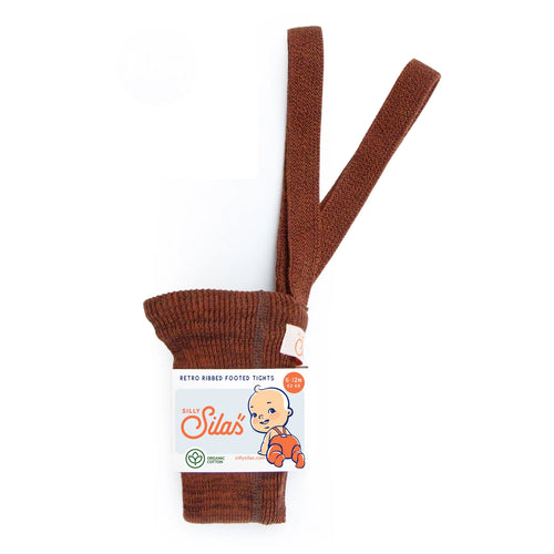 Strumpfhose mit Trägern und Fuß Spicy Chai