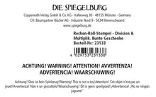 Laden Sie das Bild in den Galerie-Viewer, Rechen-Roll-Stempel