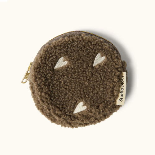 Teddy Portemonnaie Brown Hearts