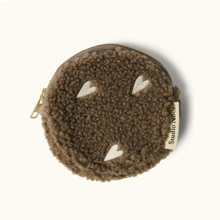 Teddy Portemonnaie Brown Hearts