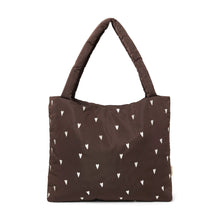 Laden Sie das Bild in den Galerie-Viewer, Mombag Puffy Brown Hearts