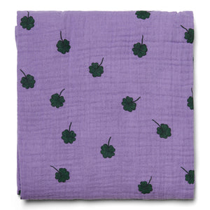 Purple Clover Swaddle Large