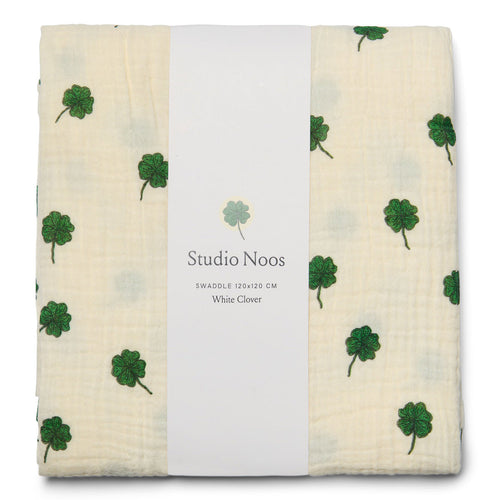 White Clover Swaddle Large
