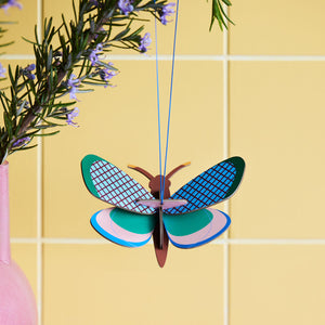 Ornament Grid Butterfly