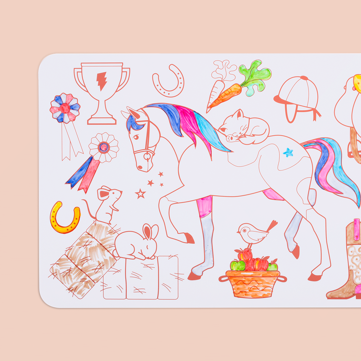 Mini Playmat Pony Club