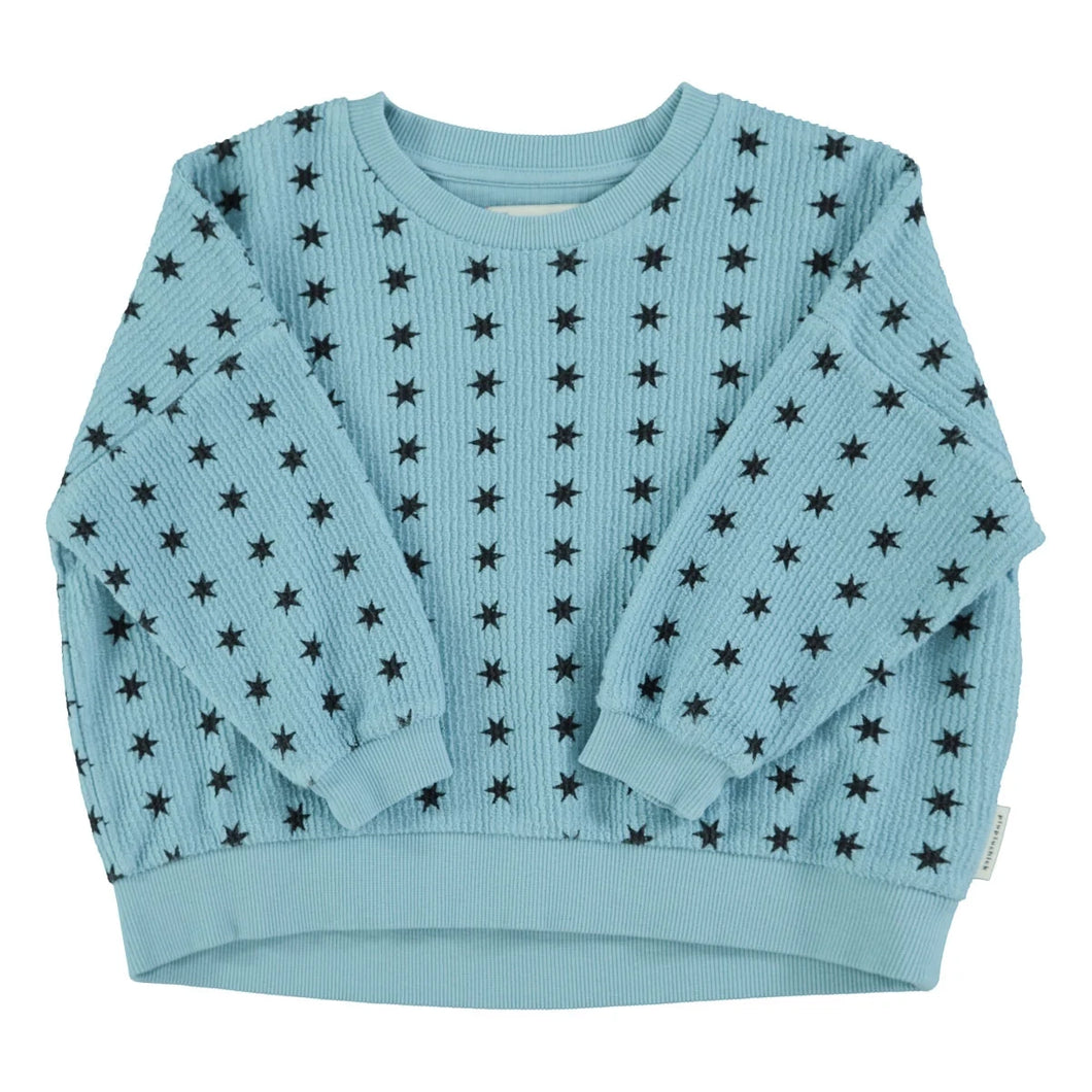 Sweatshirt Blue Black Stars