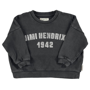 Sweatshirt Faded Black Jimi Hendrix