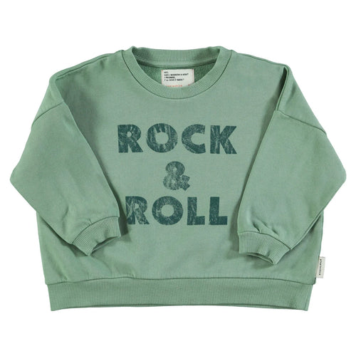 Sweatshirt Green Rock & Roll