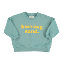 Laden Sie das Bild in den Galerie-Viewer, Sweatshirt Green / &quot;burning sand&quot;
