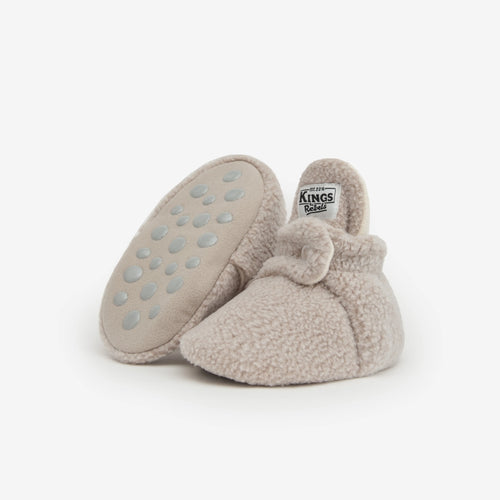 Booties Teddy Gripper Beige
