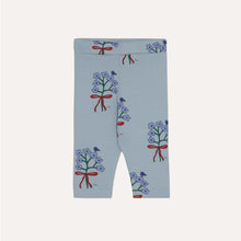 Laden Sie das Bild in den Galerie-Viewer, Bouquets Light Blue Baby Leggings