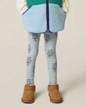 Laden Sie das Bild in den Galerie-Viewer, Bouquets Light Blue Leggings