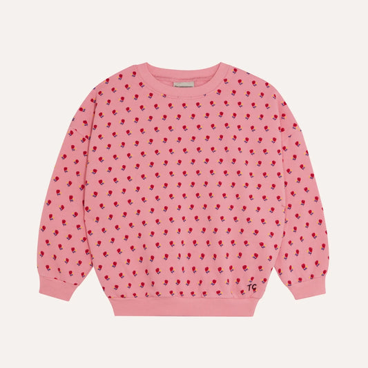 Flowers Pink Sweatshirt