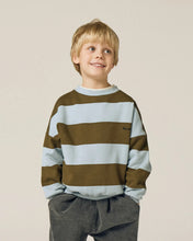 Laden Sie das Bild in den Galerie-Viewer, Green Stripes Sweatshirt