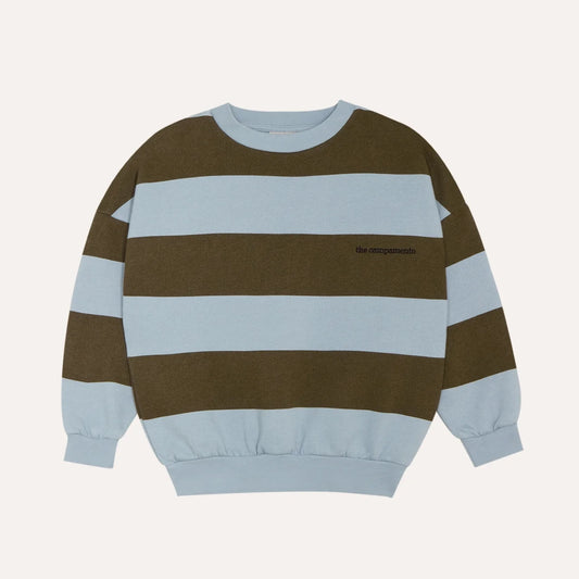 Green Stripes Sweatshirt