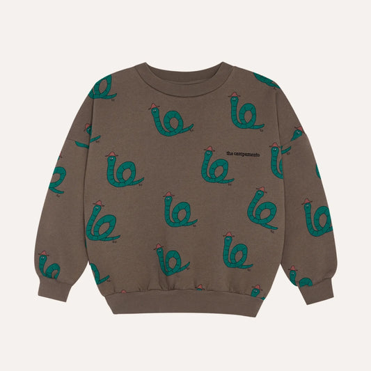 Snakes Brown Sweatshirt