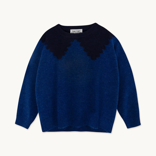 Lucille Strick Sweatshirt Cobalt Blue