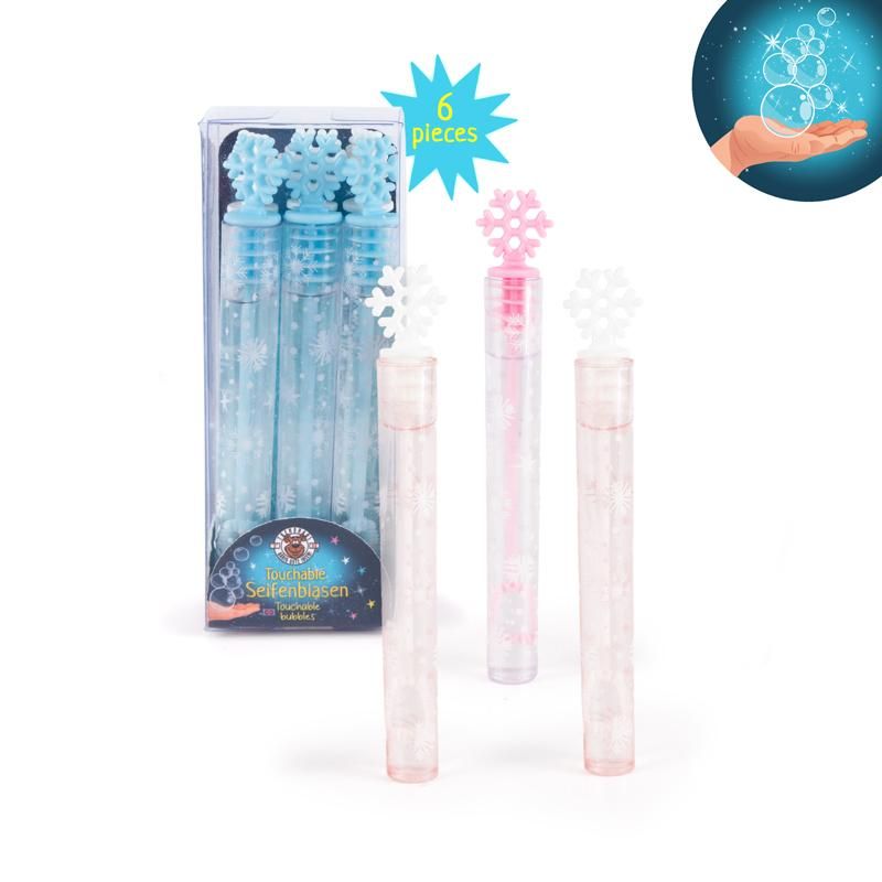Schneeflocke Touchable Seifenblasen
