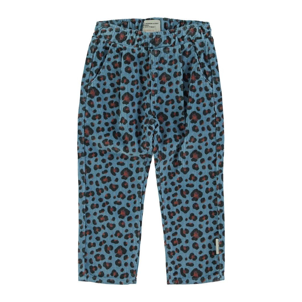 Hose Blue Animal Print
