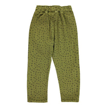 Laden Sie das Bild in den Galerie-Viewer, Hose Khaki Black Flowers