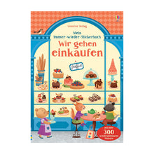 Laden Sie das Bild in den Galerie-Viewer, Mein Immer-wieder-Stickerbuch: Wir gehen einkaufen