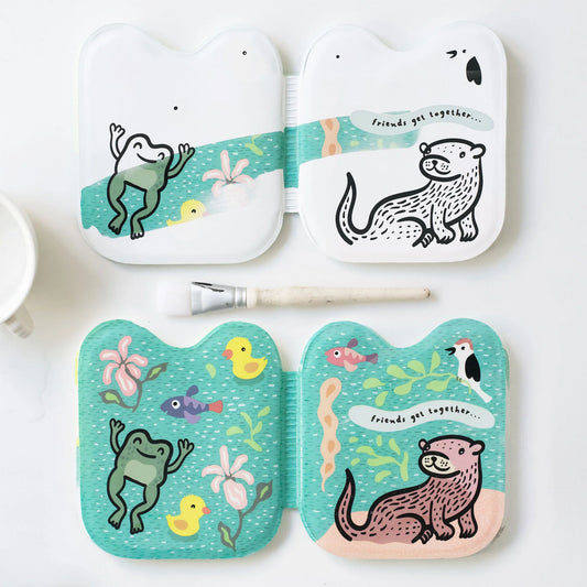 Shaped Badebuch "Frog & Friends"