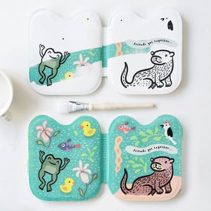 Shaped Badebuch "Frog & Friends"
