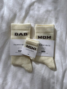 MINI College Wollsocken taupe