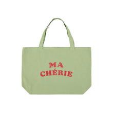 Laden Sie das Bild in den Galerie-Viewer, Shopper Light olive Cherry Print