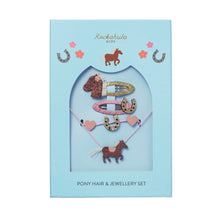 Laden Sie das Bild in den Galerie-Viewer, Schmuck Geschenkset "Peggy Pony"
