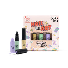 Laden Sie das Bild in den Galerie-Viewer, 2-in-1-Nagellack-Set "Sugar Cuties"