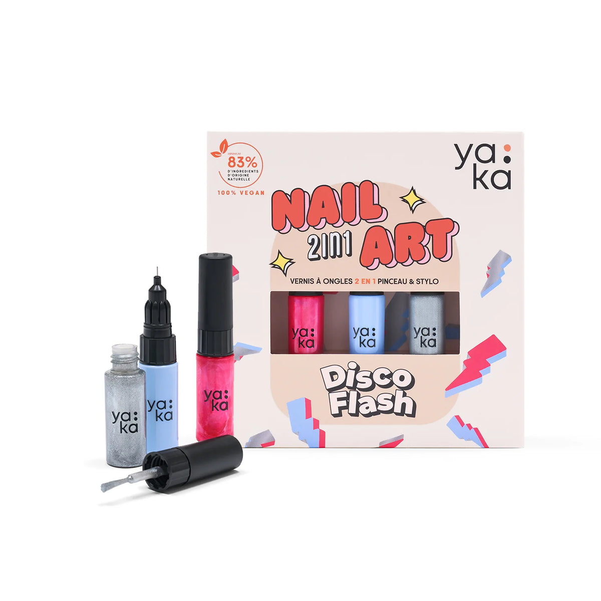 2-in-1-Nagellack-Set "Disco Flash"