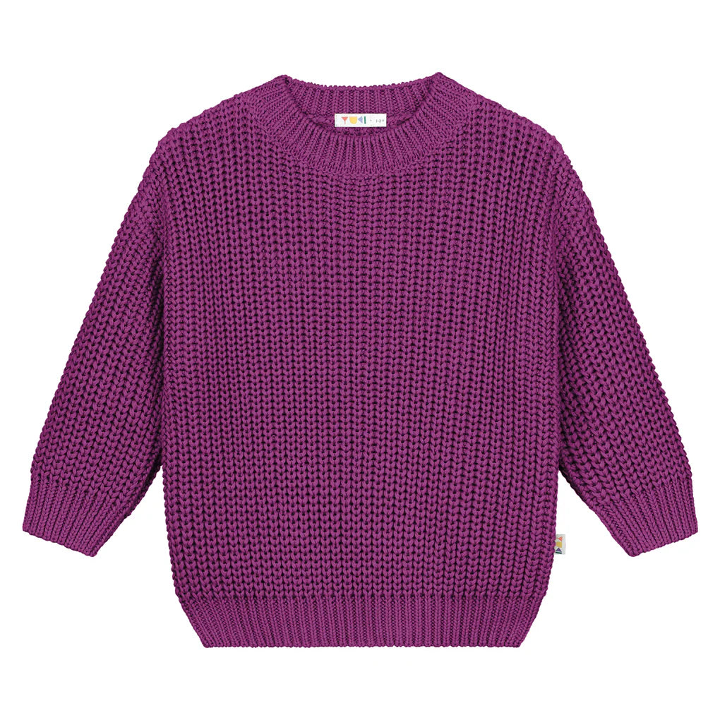 Chunky Knitted Sweater Dahlia Konfettiwolke