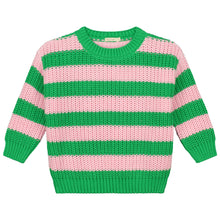Laden Sie das Bild in den Galerie-Viewer, Chunky Knitted Sweater Spring Stripes
