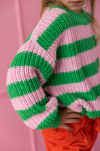 Laden Sie das Bild in den Galerie-Viewer, Chunky Knitted Sweater Spring Stripes
