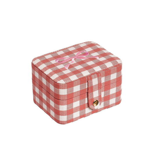 Gingham Bow Schmuckkästchen