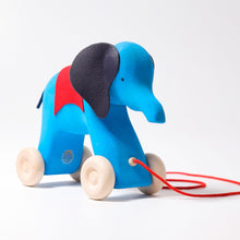 Laden Sie das Bild in den Galerie-Viewer, Elefant Otto blau