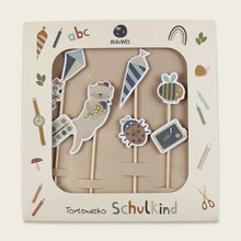 Laden Sie das Bild in den Galerie-Viewer, Cake Topper Schulkind &quot;Nature Kids&quot;