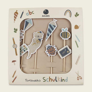 Cake Topper Schulkind "Nature Kids"