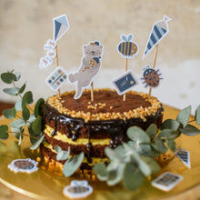 Laden Sie das Bild in den Galerie-Viewer, Cake Topper Schulkind &quot;Nature Kids&quot;