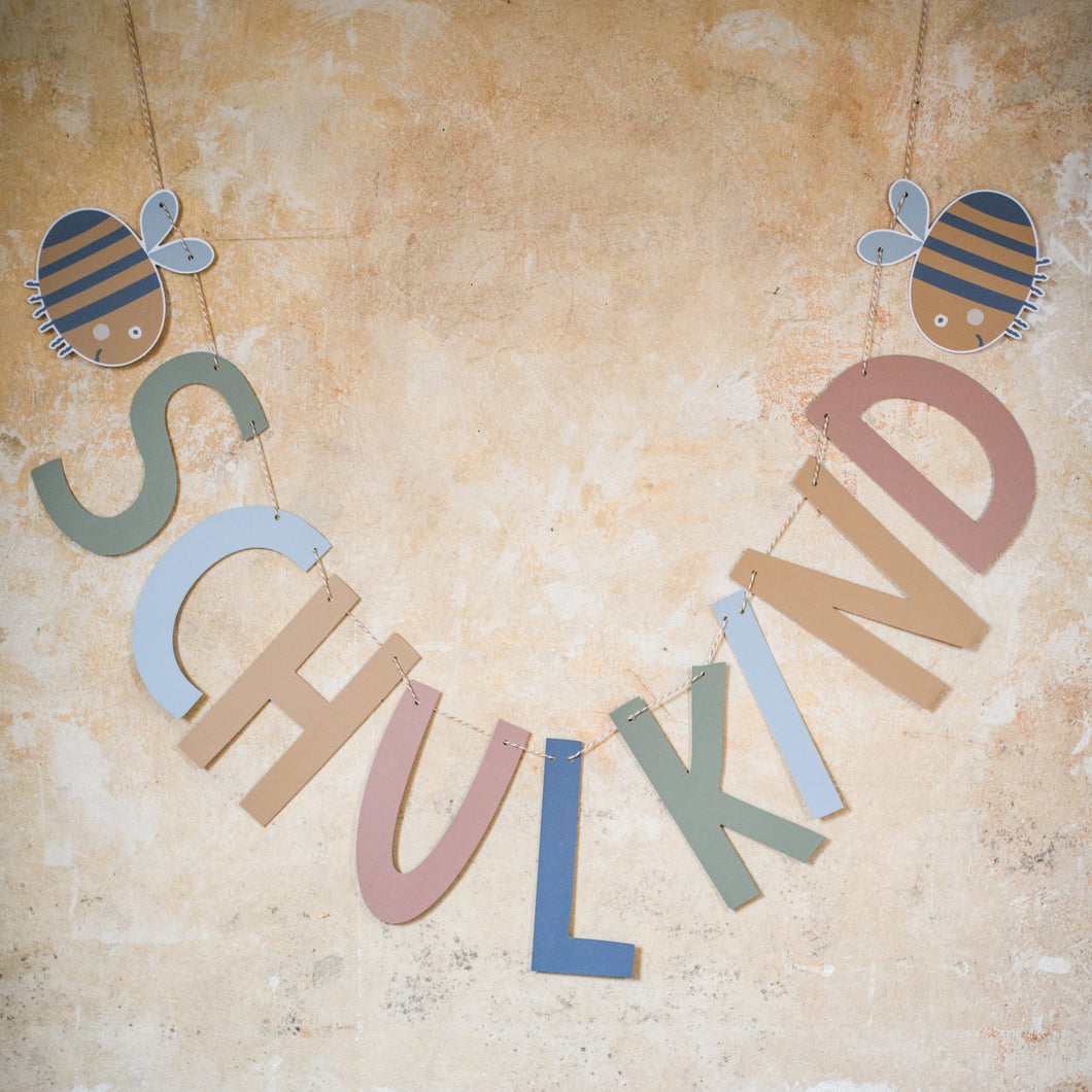 Girlande Schulkind 